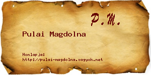Pulai Magdolna névjegykártya
